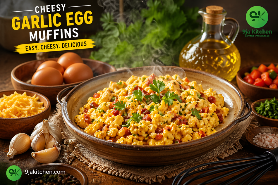 Garlic Egg Muffins