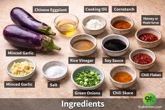 easy Garlic Eggplant