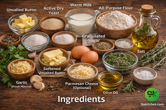 homemade garlic bread