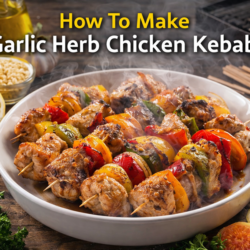 Garlic Herb Chicken Kebabs