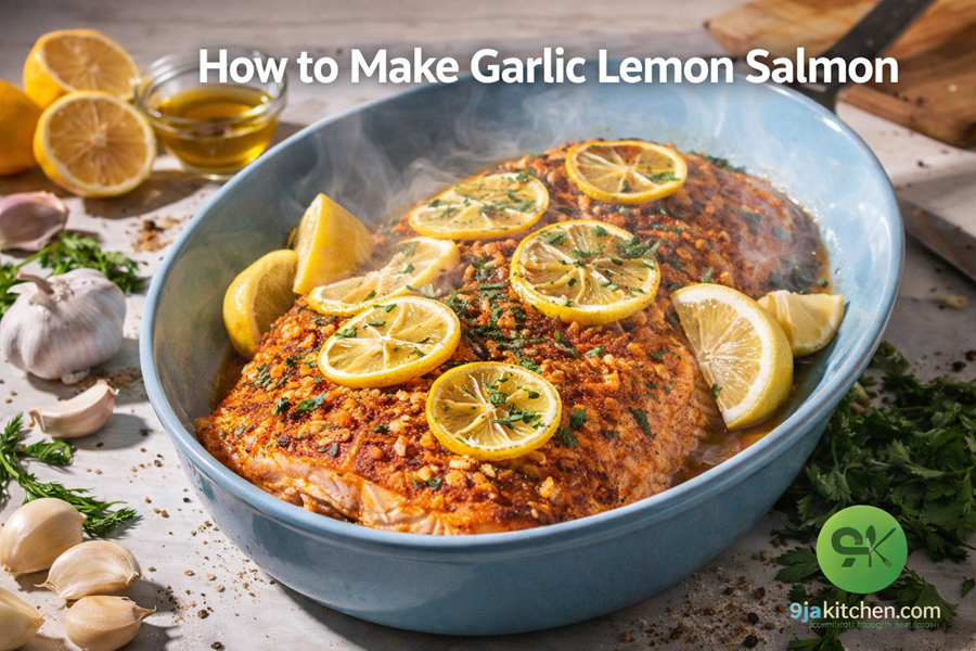 Garlic Lemon Salmon