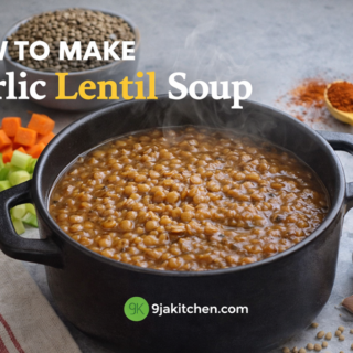 Garlic Lentil Soup