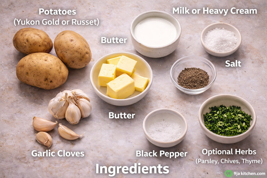 creamy garlic mashed potatoes