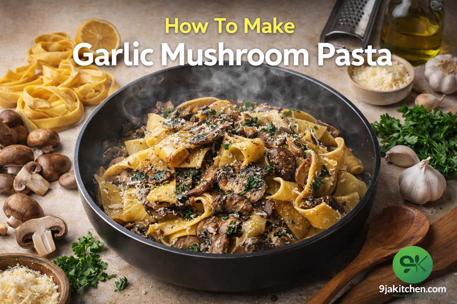 Garlic Mushroom Pasta