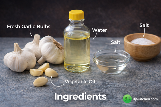 homemade garlic paste