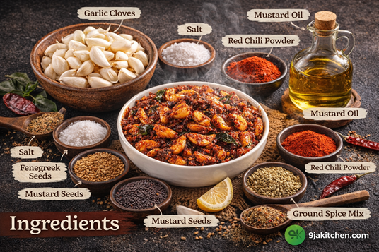 easy garlic pickle recipe