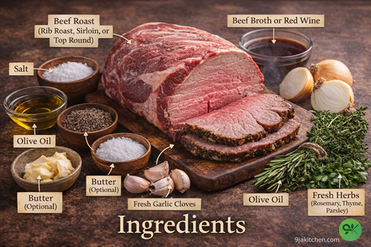 best garlic roast beef recipe