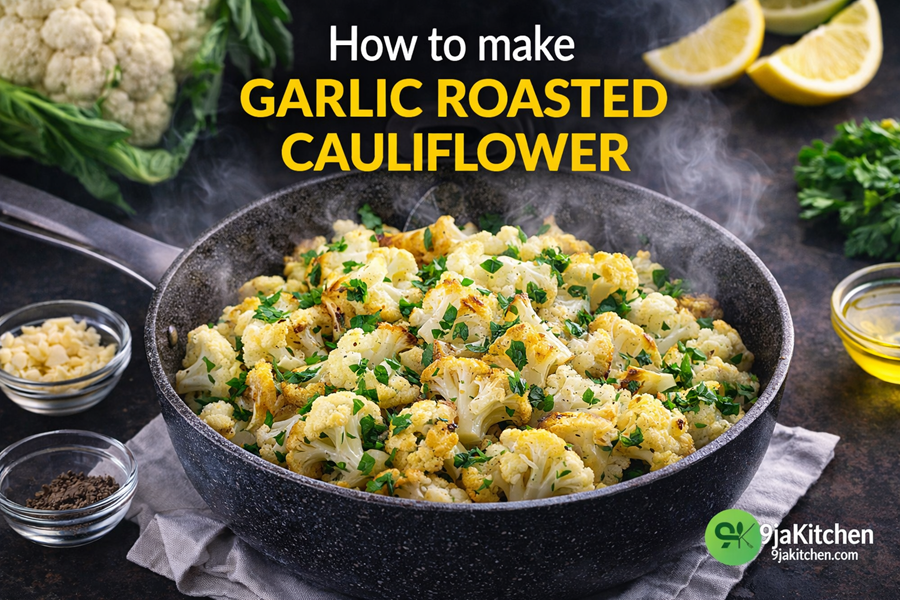 Garlic Roasted Cauliflower