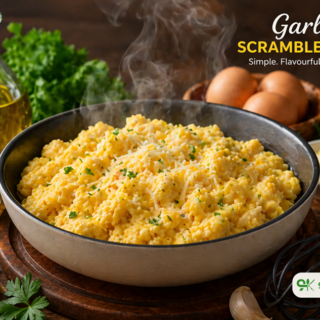 Garlic Scrambled Eggs