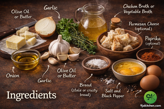 easy Garlic Soup recipe