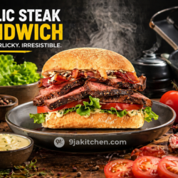 Garlic Steak Sandwich