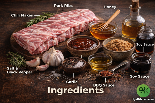 honey garlic ribs recipe