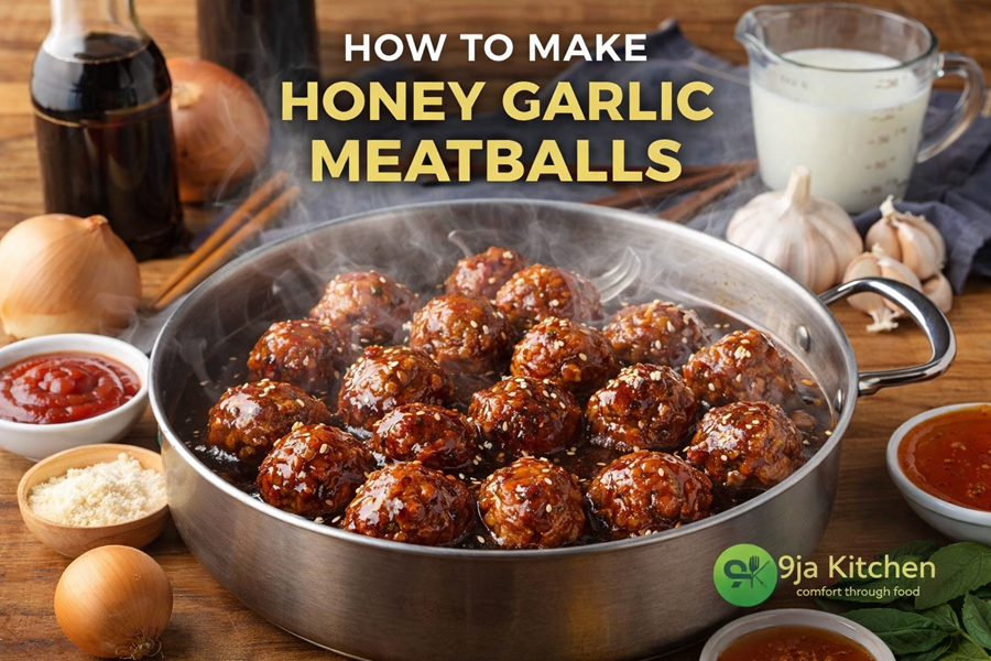 Honey Garlic Meatballs
