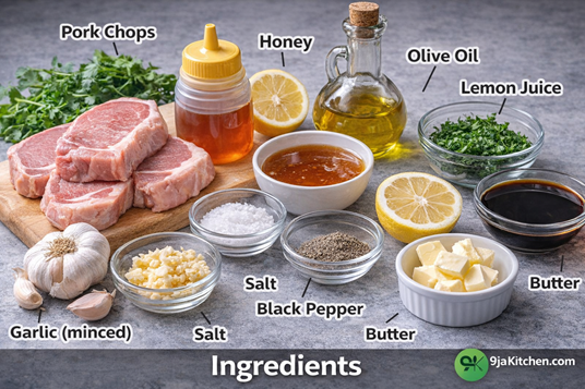 easy honey garlic pork chops