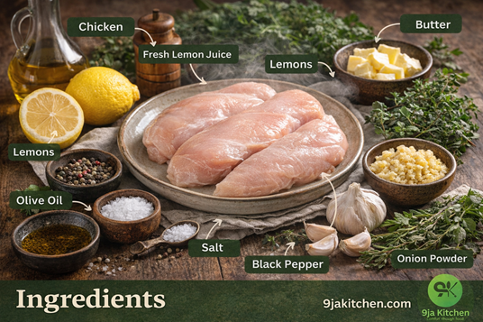 easy lemon garlic chicken