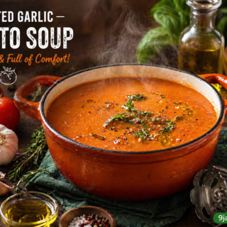 Roasted Garlic Tomato Soup