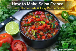 How To Make Salsa Fresca – Delicious Homemade Recipe🥣