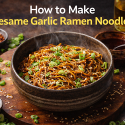 Sesame Garlic Ramen Noodles