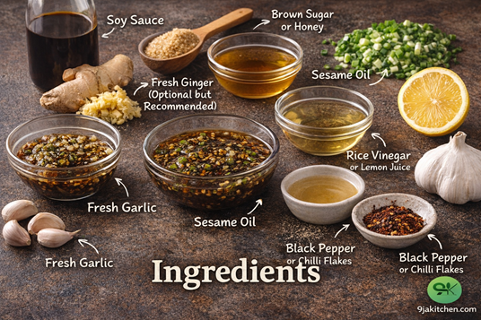 easy Soy Garlic Marinade recipe