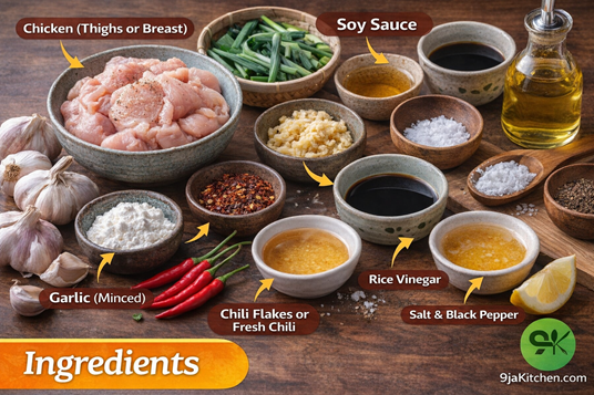 easy spicy garlic chicken