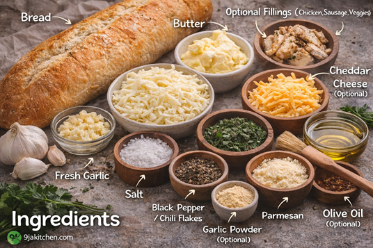 How To Make Stuffed Garlic Bread – Irresistible, Cheesy, Flavor-Packed Delight🧄🍞 2 cheesy garlic bread