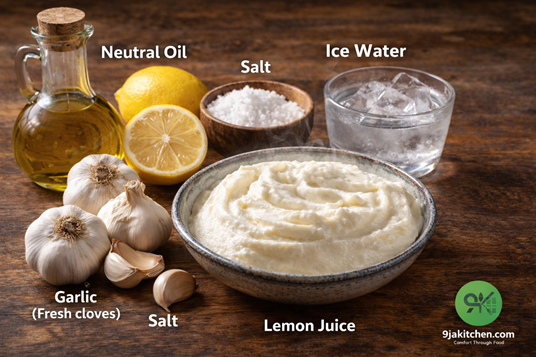 Lebanese garlic sauce