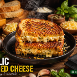 Garlic Bread Grilled Cheese