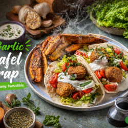 Garlic Falafel Wrap