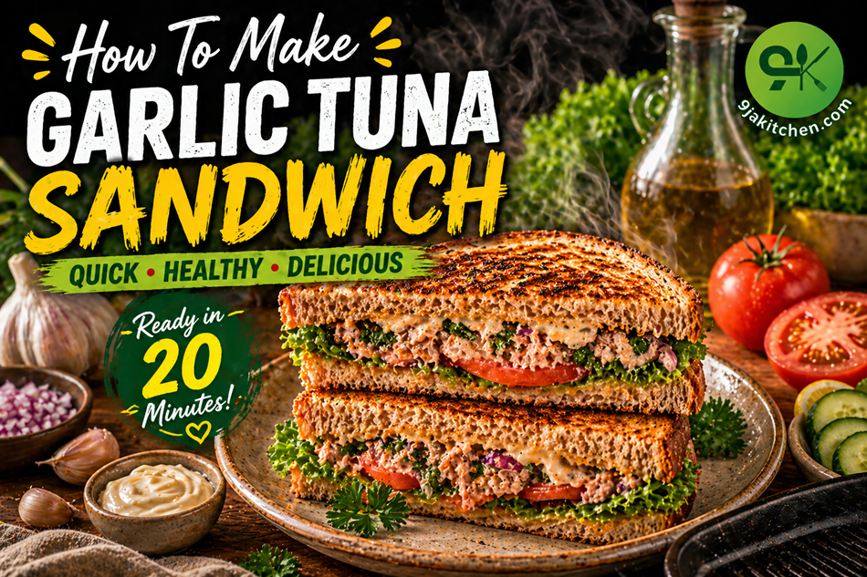 Garlic Tuna Sandwich