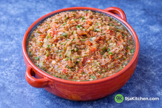 homemade salsa picante