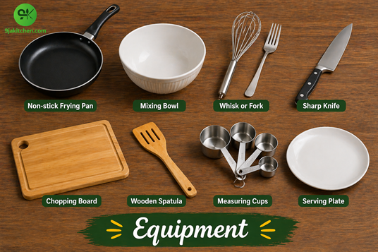 Scrambled Eggs Equipment