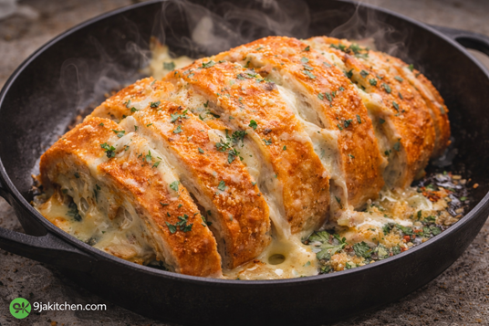 How To Make Stuffed Garlic Bread – Irresistible, Cheesy, Flavor-Packed Delight🧄🍞 4 homemade garlic bread