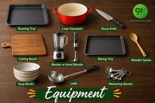 equipment with baking tray and roasting tray