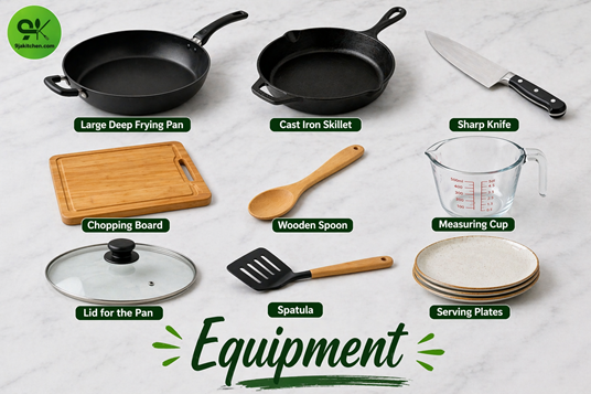 equipment with lid for pan