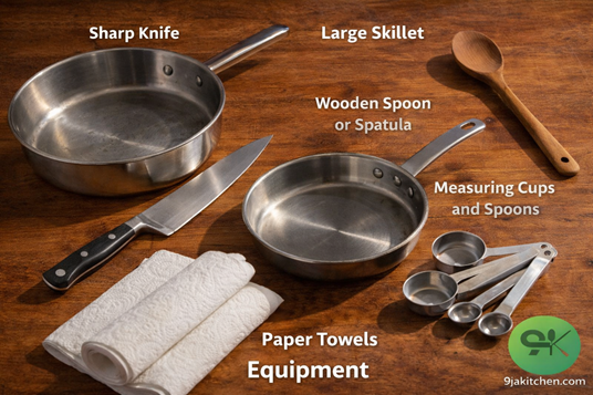 How To Make Creamy Garlic Scallops – An Irresistible Seafood Delight🧄🌟 3 equipment with papper towel