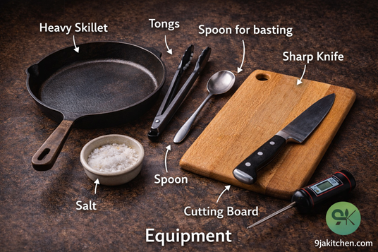 equipment with thong and thermometer