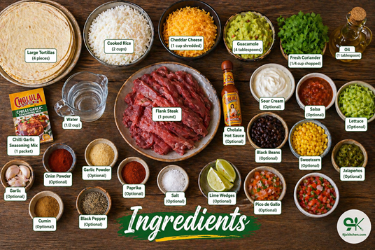 homemade burrito recipe