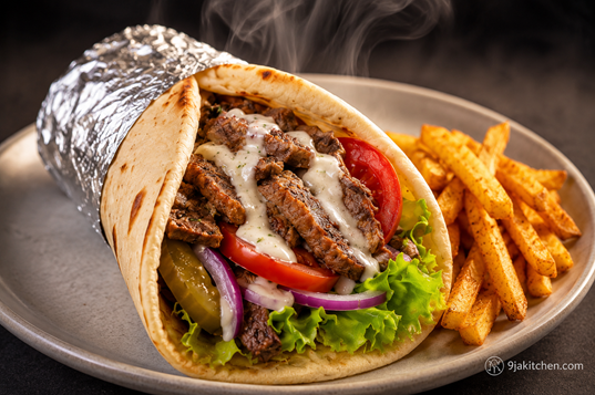 How to Make Beef Shawarma Wrap: A Juicy Flavour-Packed Delight 🌯🔥 4 beef shawarma recipe