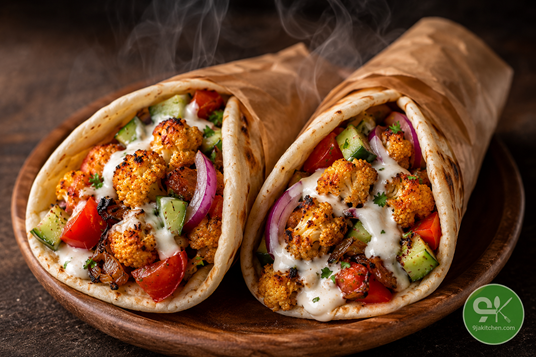 How to Make Cauliflower Shawarma: An Incredible Flavour-Packed Delight 🌯 4 roasted cauliflower shawarma