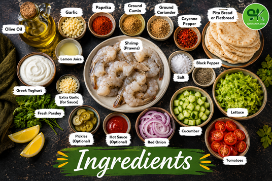 Greek Shrimp Pita