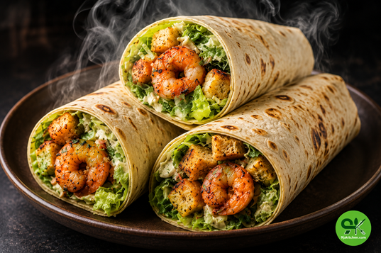 Homemade Grilled Shrimp Shawarma