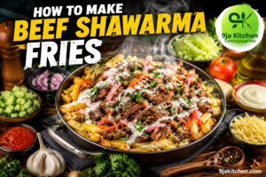 How to Make Beef Shawarma Fries: A Loaded Cheesy Delight 🍟🌯🔥