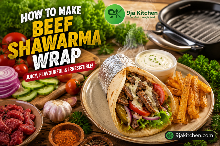 Beef Shawarma Wrap