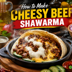 Cheesy Beef Shawarma