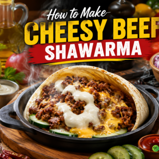 Cheesy Beef Shawarma