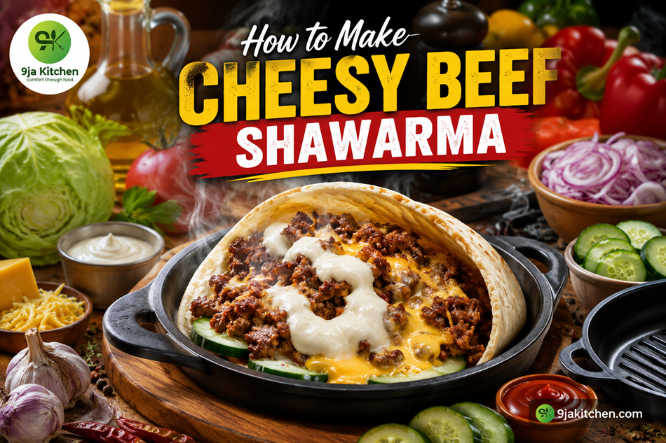 Cheesy Beef Shawarma