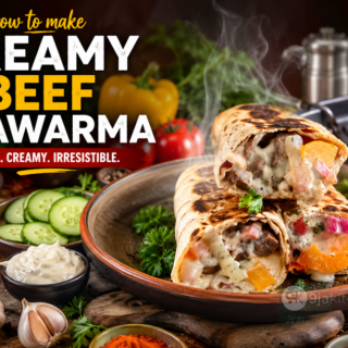 Creamy Beef Shawarma