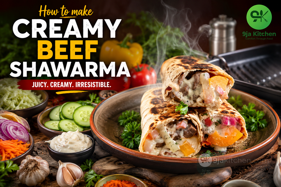 Creamy Beef Shawarma