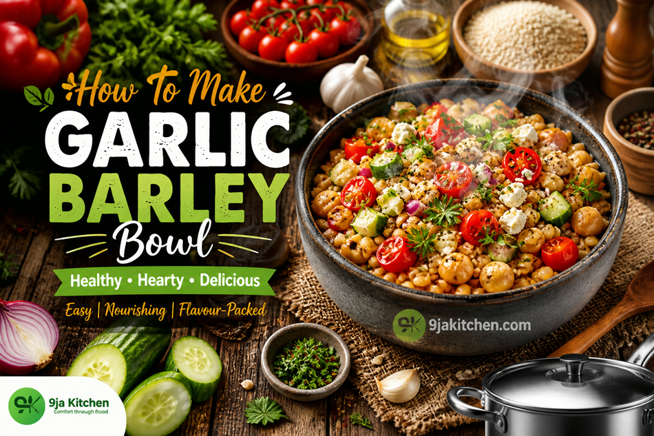 Garlic Barley Bowl