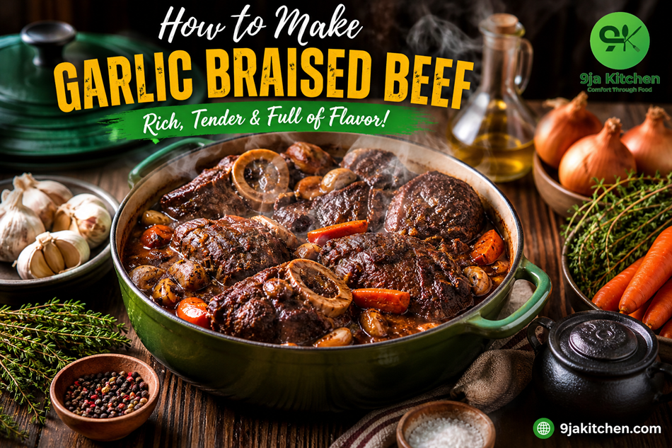 Garlic Braised Beef